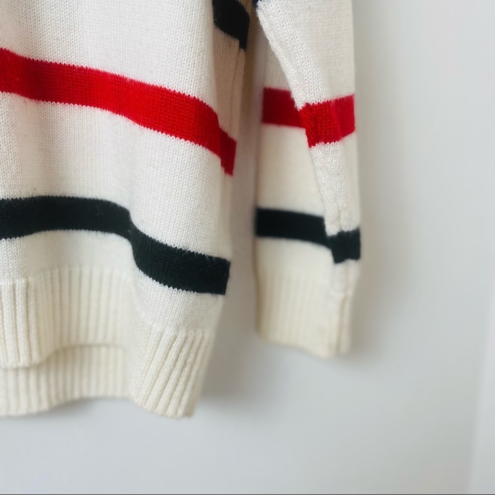 Disney Forever 21 Mickey Mouse Sweater Red White Black Sz S - Picture 4 of 12